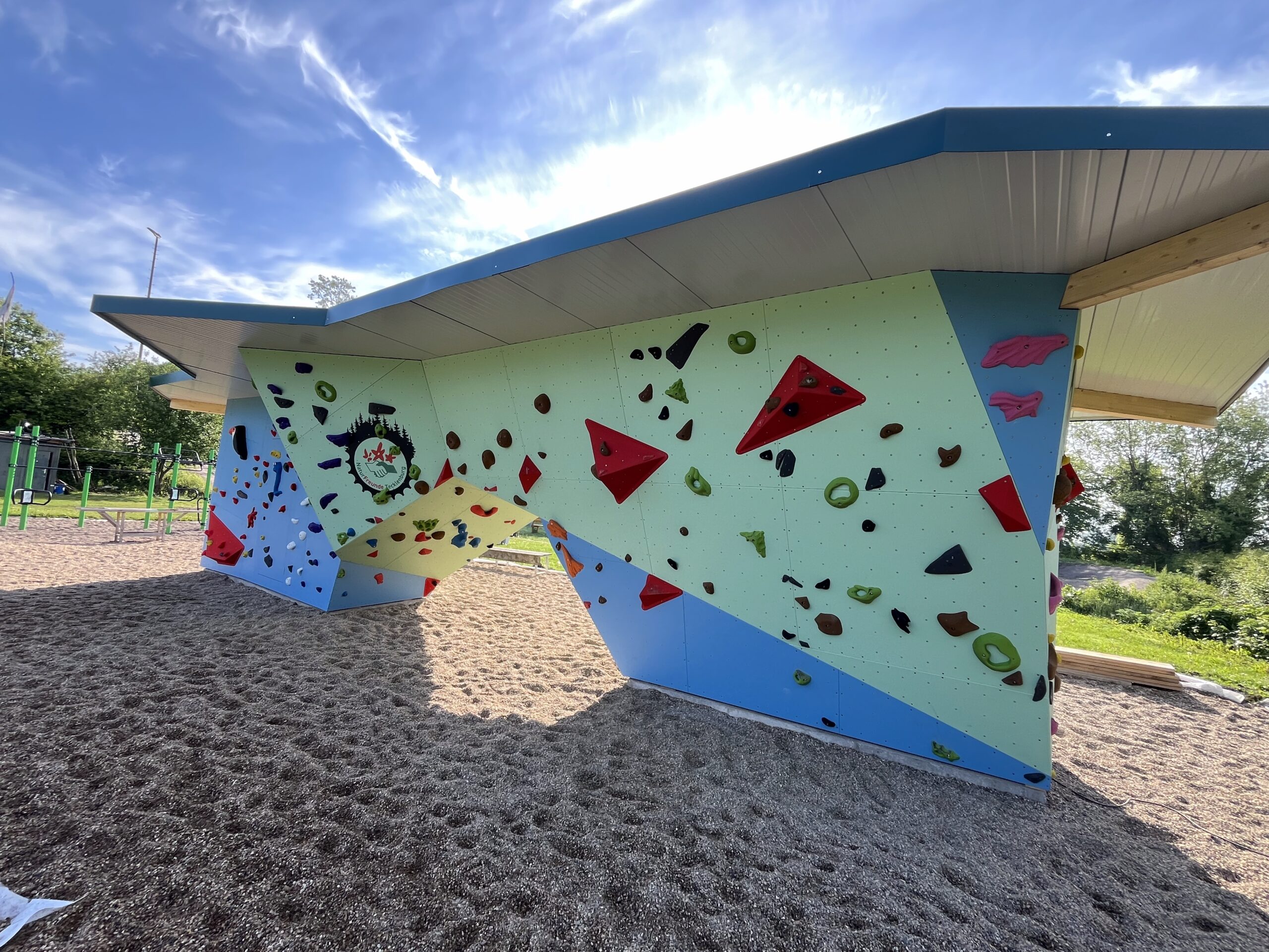 Outdoor Boulder-Kletter-Block am Activity Park